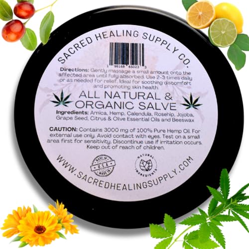 Extra Strength Hemp & Arnica Healing Salve