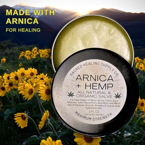 Extra Strength Hemp & Arnica Healing Salve