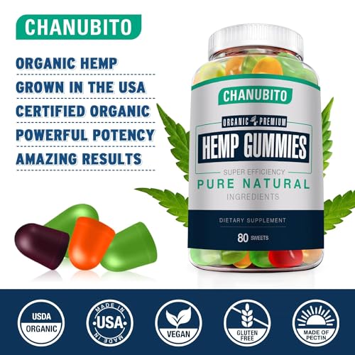 Organic High-Potency Hemp Gummies for Adults