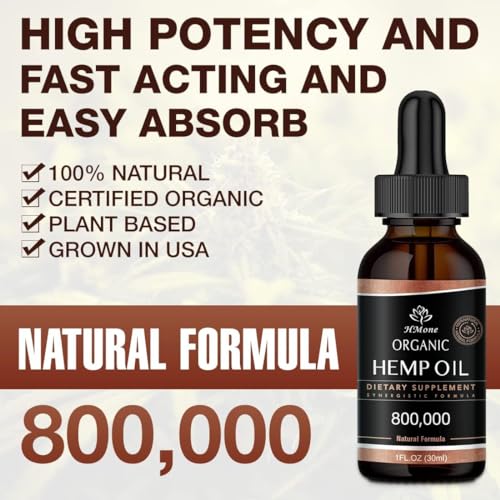 Maximum Strength Hemp Oil - 800,000mg - 4 Pack