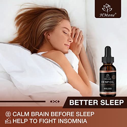 Maximum Strength Hemp Oil - Organic, Vegan, USA-Grown