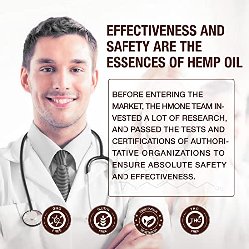 Maximum Strength Hemp Oil - Organic, Vegan, USA-Grown