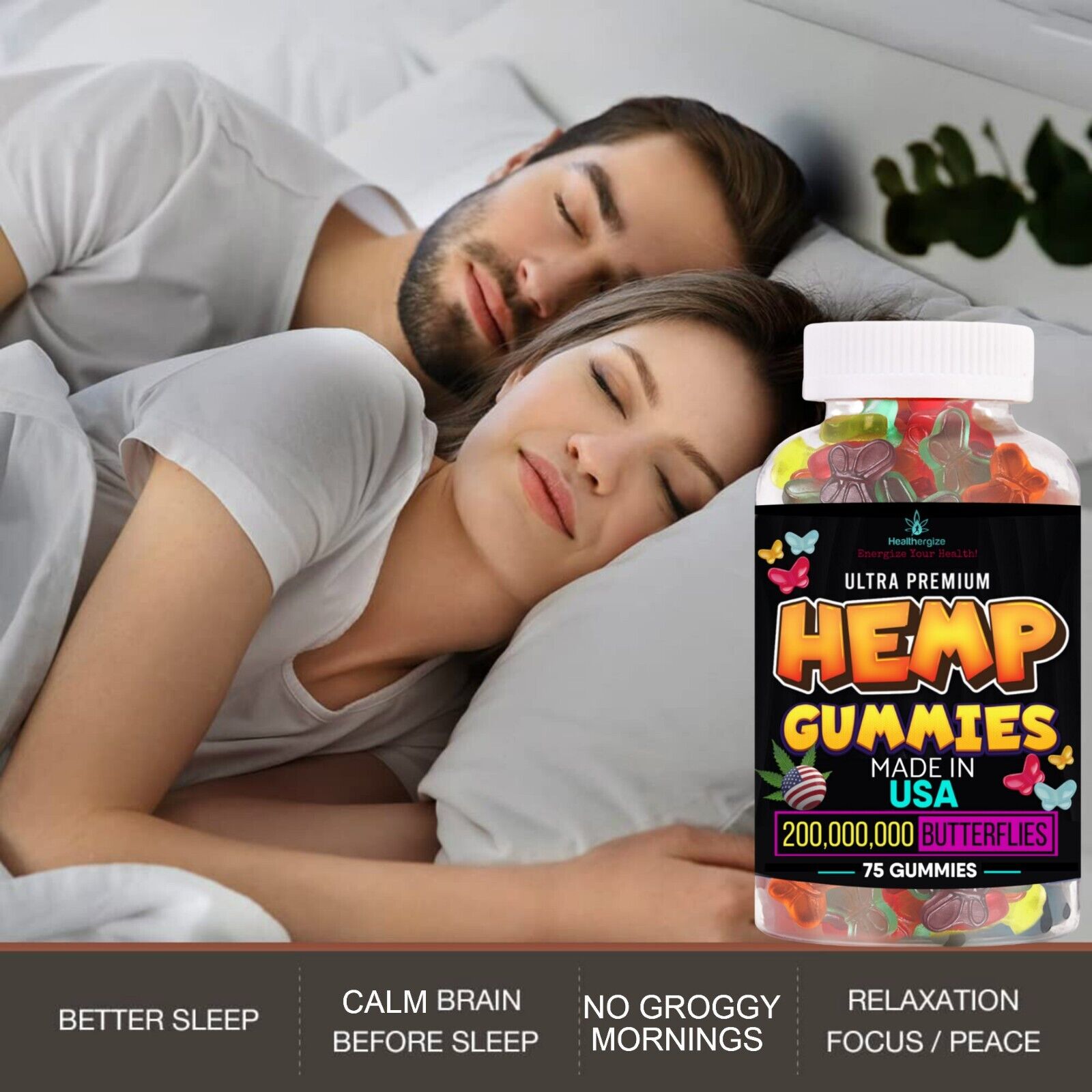 Butterfly Shaped CBD Gummies for Stress Relief
