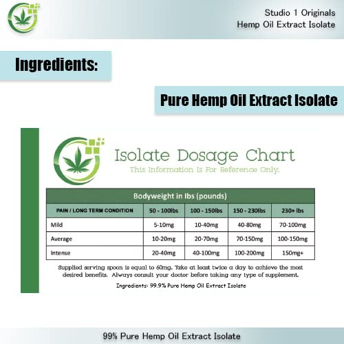 Studio 1 Originals Hemp Extract Isolate Powder 10g