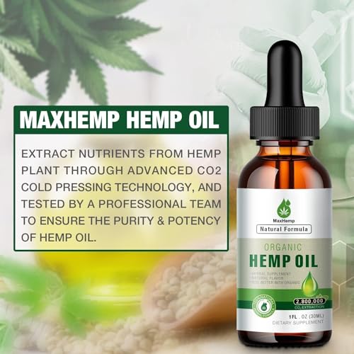 3-Pack Organic Hemp Oil Tincture - Maximum Strength