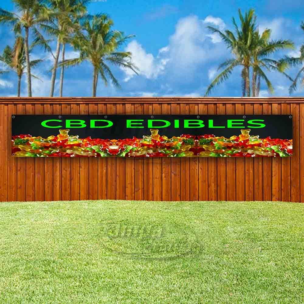 CBD Edibles Vinyl Banner - Large Sizes Available