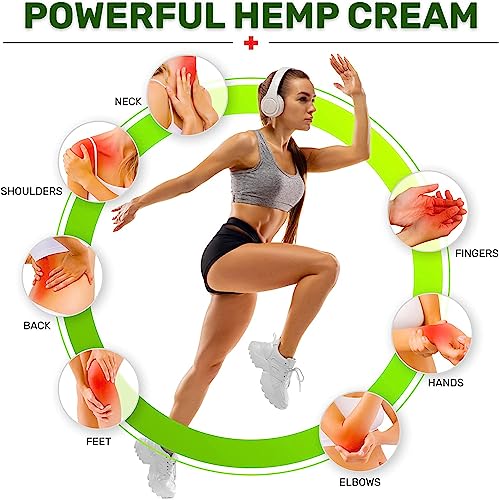 High Strength Natural Hemp Cream for Pain Relief