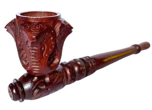 Artisan Crafted 6-Inch Natural Herbal Pipe