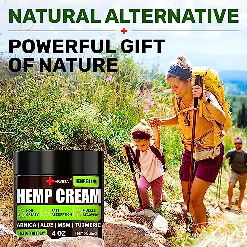 High Strength Natural Hemp Cream for Pain Relief