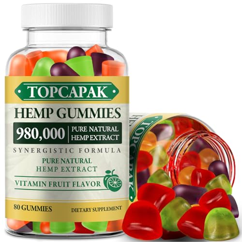 High Potency Natural Hemp Oil Gummies for Adults