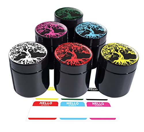 Cali Factory Tree of Life UV-Proof Herb Jars