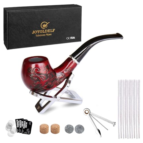 Joyoldelf Rosewood Pipe Set with Stand & Accessories
