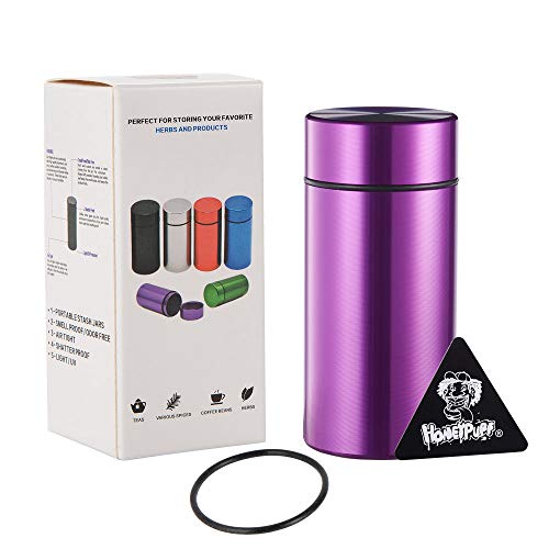 Honeypuff Portable Smell Proof Jar - 42ml Purple