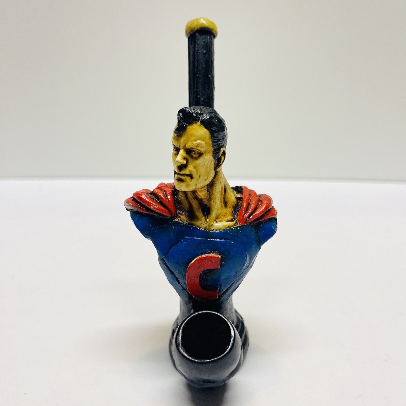 Superhero "C" Man Handmade Resin CBD Pipe