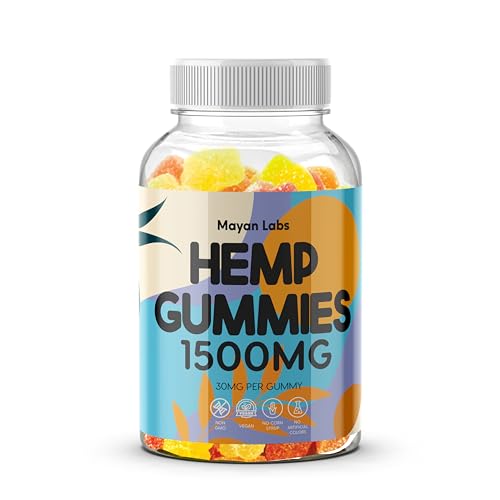 High-Potency Organic Hemp Gummies with L-Theanine