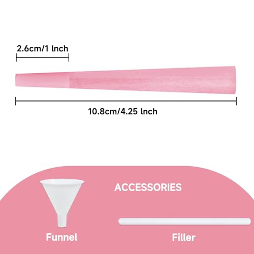 100 Pack Colorful King Size Pre-Rolled Cones