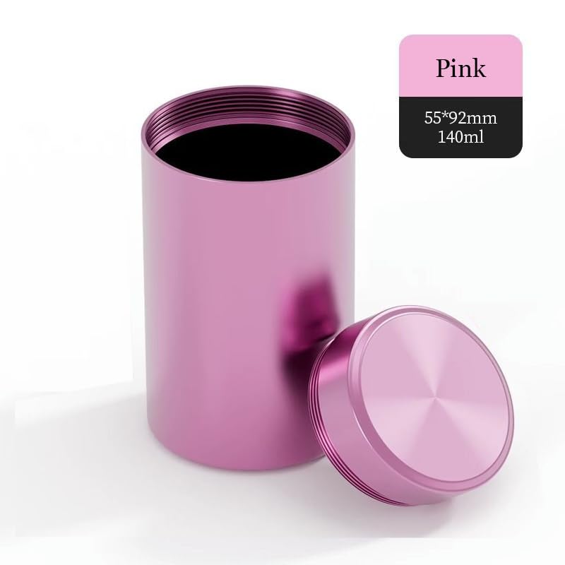 Gosstek 2-Pack Portable Aluminum Airtight Jars