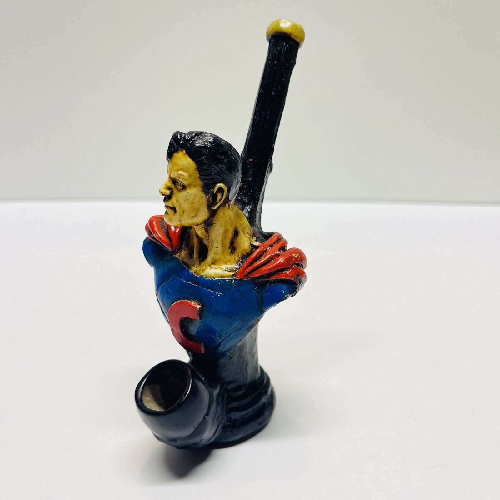 Superhero "C" Man Handmade Resin CBD Pipe