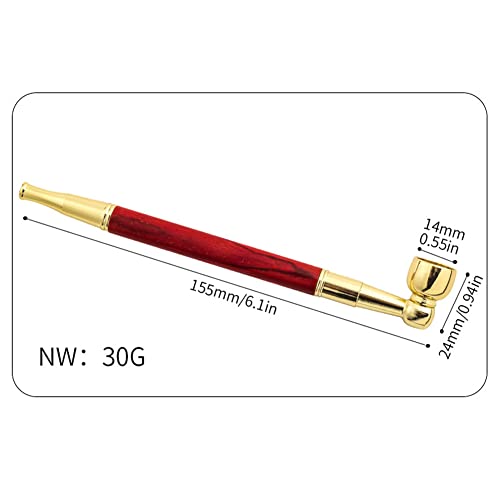 Wood Tobacco Pipe Kit with Cleaner & Tamper