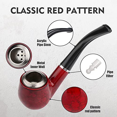 Scotte Captain Red Smoking Pipe