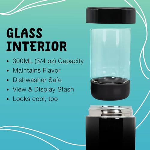 Nugbuddy Airtight Vacuum Sealed Storage Container