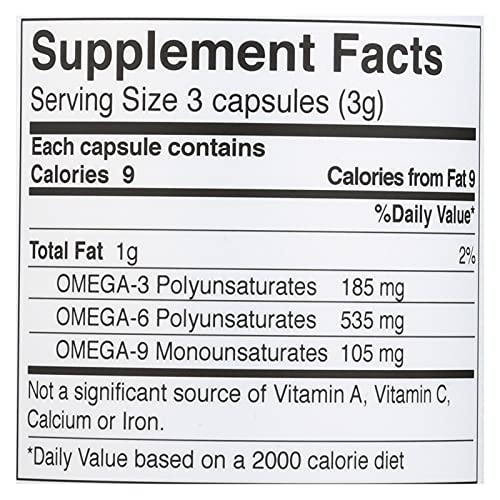 Manitoba Harvest Hemp Seed Oil Softgels, 120 Ct