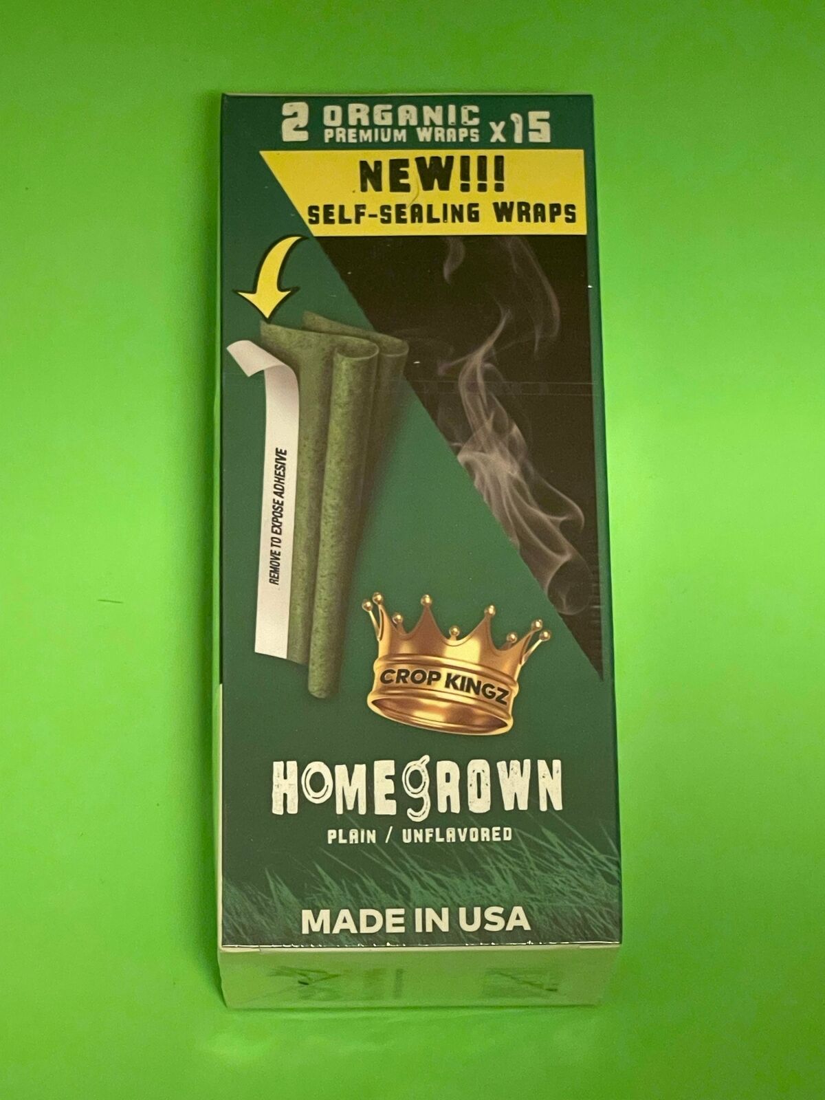 Crop Kingz Homegrown Hemp Rolling Papers - 30 Pack