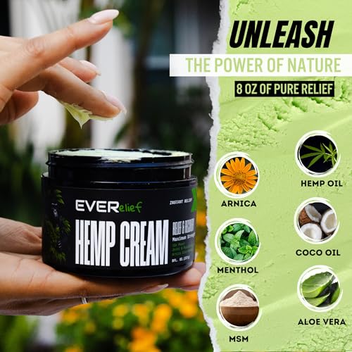 Maximum Strength Hemp Cream for Pain Relief