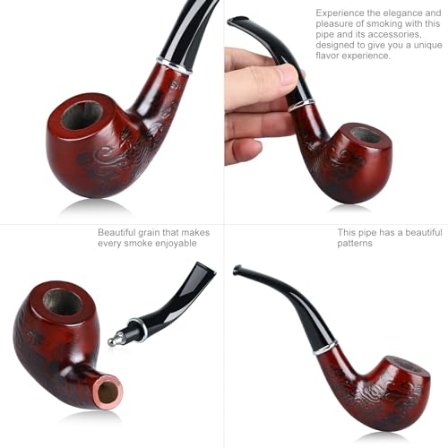 Joyoldelf Rosewood Pipe Set with Stand & Accessories