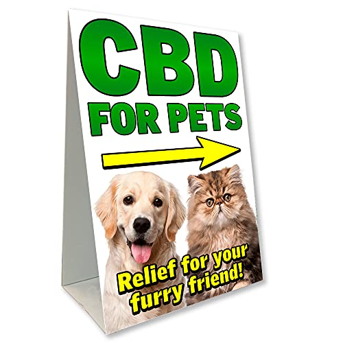 CBD Pet Products A-Frame Sign - 24" x 36
