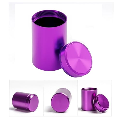 Gosstek 2-Pack Portable Aluminum Airtight Jars