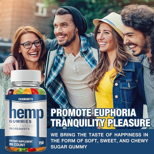 Organic High Potency Vegan Hemp Gummies for Relief