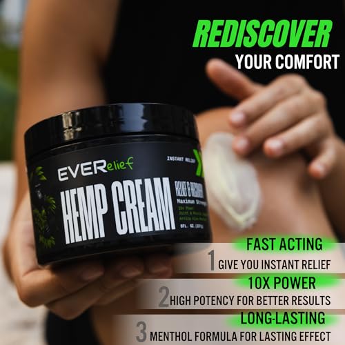 Maximum Strength Hemp Cream for Pain Relief