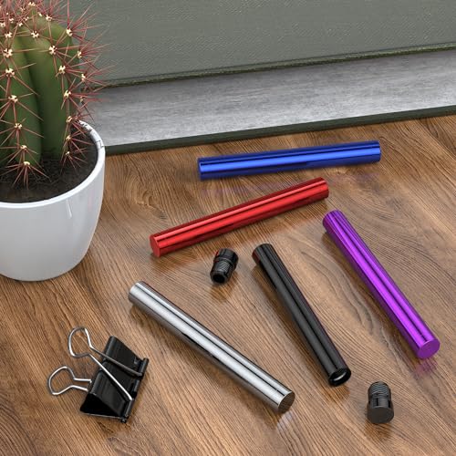 Portable Aluminum CBD Storage Tube Case (5 Pack)