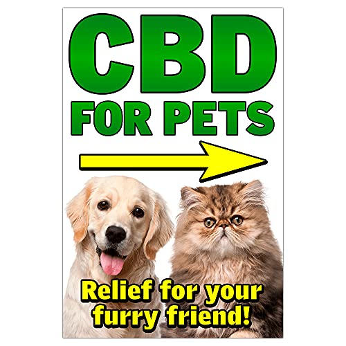 CBD Pet Products A-Frame Sign - 24" x 36