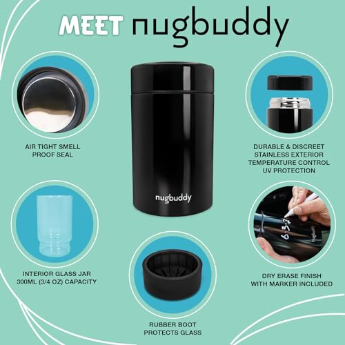 Nugbuddy Airtight Vacuum Sealed Storage Container