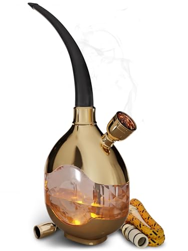 Gold Portable Mini Hookah Set by M. ROSENFELD