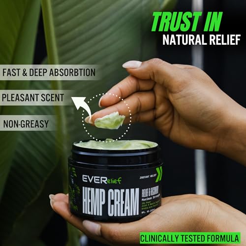 Maximum Strength Hemp Cream for Pain Relief