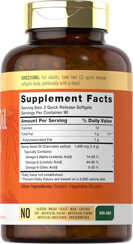 Carlyle Hemp Oil Capsules | 126,000 mg | 180 Softgels