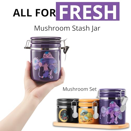Airtight Smell Proof Container - 500ml, Purple