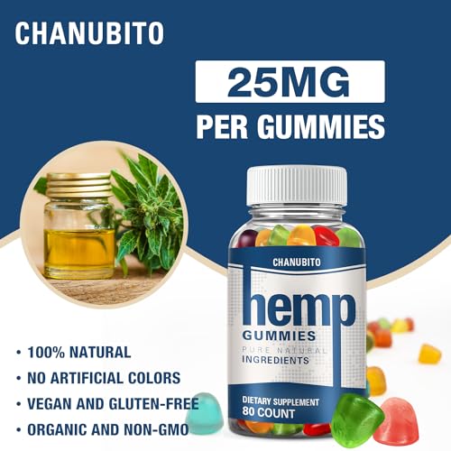 Organic High Potency Vegan Hemp Gummies for Relief