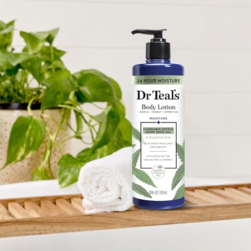 Dr Teal's Hemp Seed Oil Body Lotion Trio