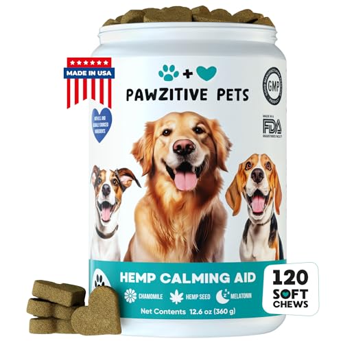 Calming Hemp Chews for Dogs - 120 Treats
