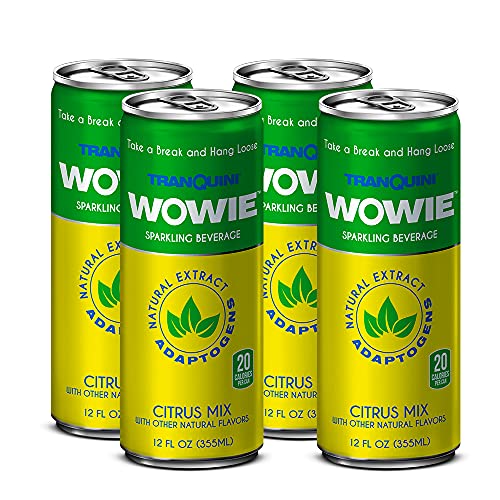 Wowie Hemp Infused Citrus Calming Beverage (4 Pack)