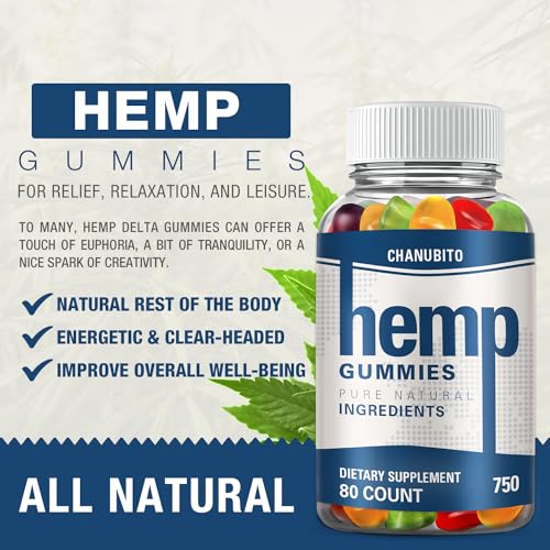 Organic High Potency Vegan Hemp Gummies for Relief