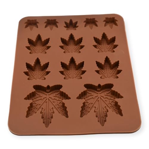 3D Leaf Silicone Molds for Baking and Gummies