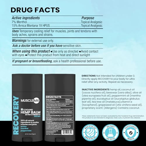Extra Strength Hemp Balm for Muscle Relief