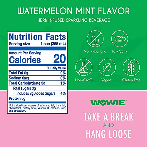 Wowie Hemp Infused Sparkling Drink for Relaxation