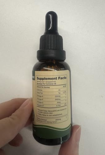 High Potency Organic Hemp Oil Drops - 3 Pack