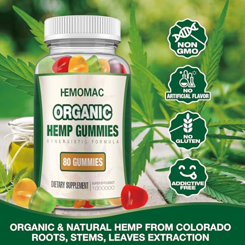 High Potency Organic Hemp Gummies - Vegan Treats